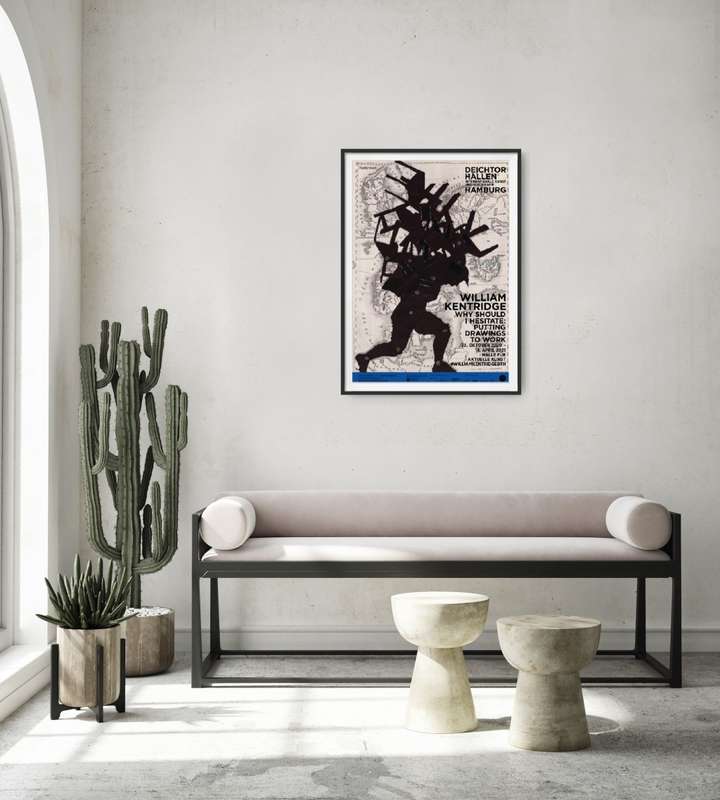 william kentridge - Deichtorhallen Museum exhibition poster