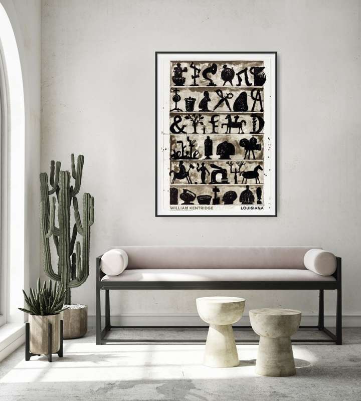 william kentridge - Louisiana Museum of Modern Art exhibition poster