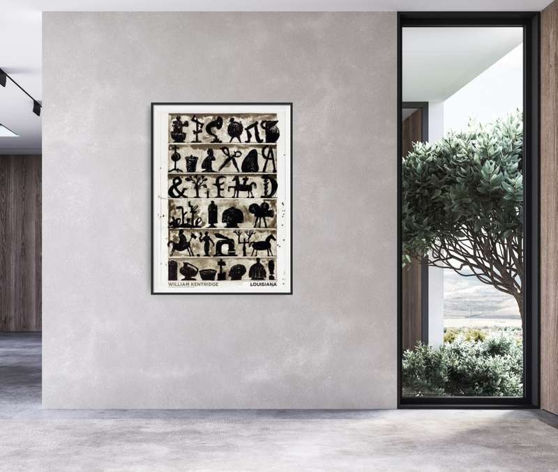 william kentridge - Louisiana Museum of Modern Art exhibition poster
