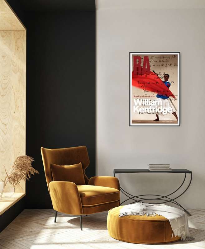 william kentridge Royal Academy Of Arts exhibition poster