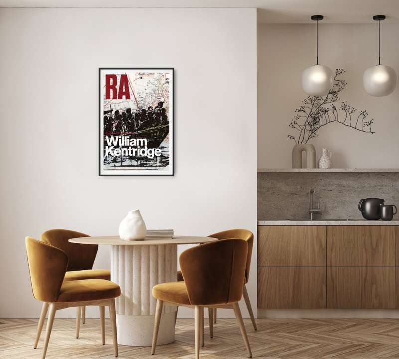 william kentridge Royal Academy Of Arts exhibition poster