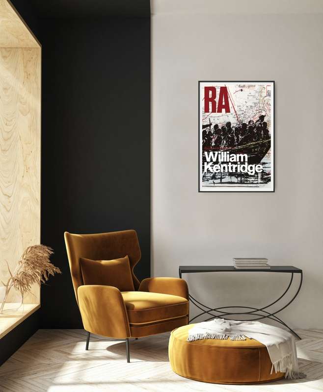 william kentridge Royal Academy Of Arts exhibition poster