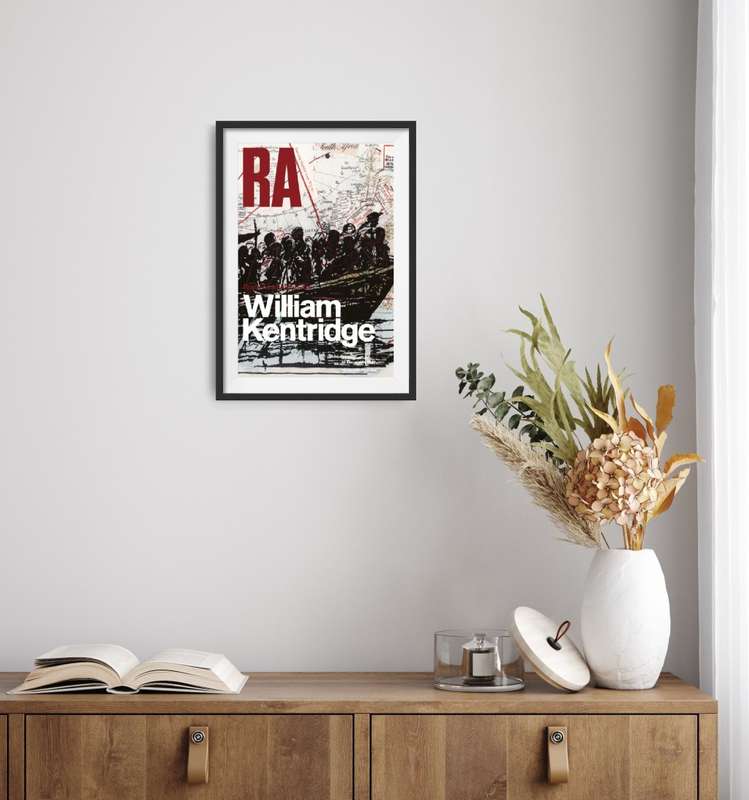 william kentridge Royal Academy Of Arts exhibition poster