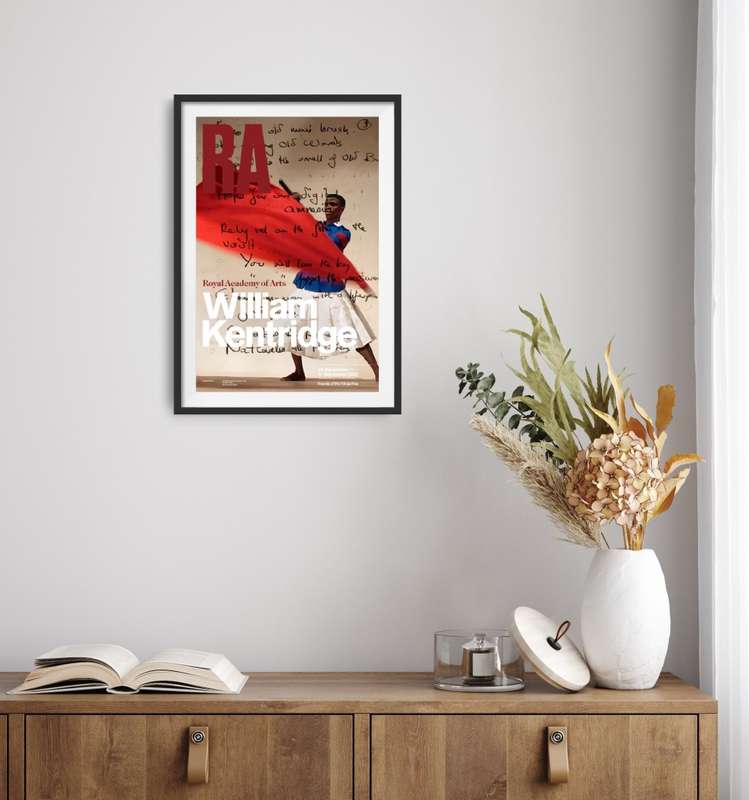 william kentridge Royal Academy Of Arts exhibition poster