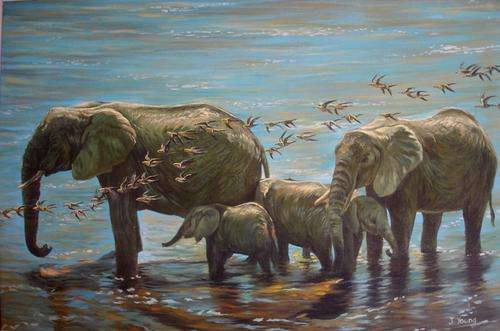 NOVEMBER SPECIAL  -------------------   J.YOUNG , OIL PAINTING  !!!!!!! R10 000-00 !!!!!