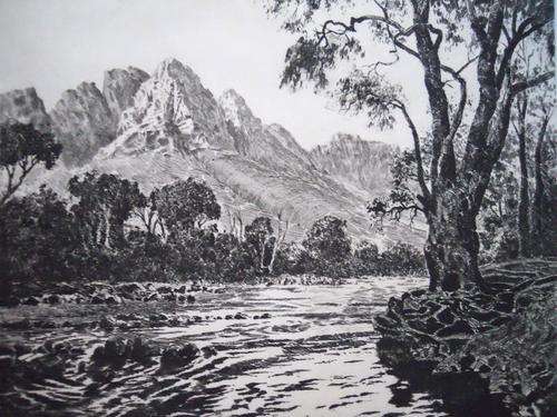 TINUS DE JONGH "JONKERS HOEK", ETCHING
