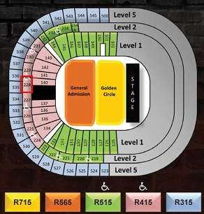 2 Red Hot Chilli Peppers Joburg concert tickets