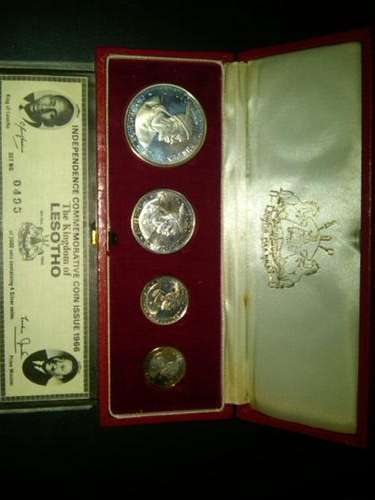 Independence commemorative coin issue 1966 (THE KINGDOM OF LESOTHO)