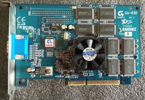 Gigabyte 3Dfx Voodoo Banshee 16mb AGP GA-630