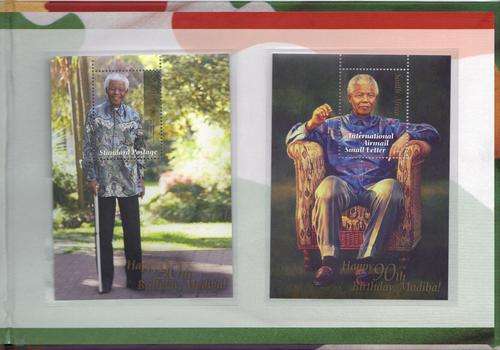 Mandela 90th Birthday 90th  presentation booklet hard bound