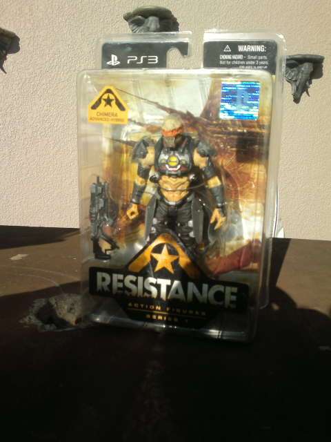 sealed action figure ps3 figure resistance chimera