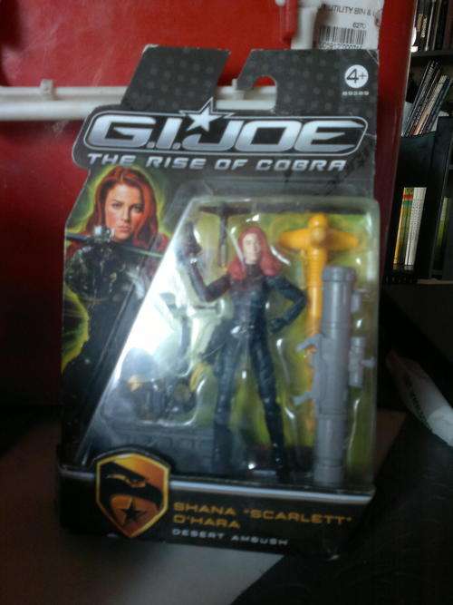 carded gi joe scarlet from gi joe movie