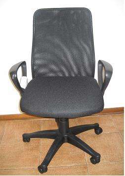 MANHATTAN MESH MID BLACK OFFICE CHAIR