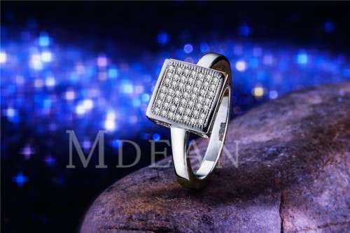 1X ONLY MICRO PAVE 0.49CT CREATED.DIAMOND RING - Size 7/O