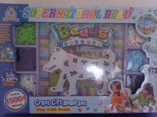 SUPER BEAD SET, OVER 1500PCE. ONLY 1. GREAT CREATIVE FUN