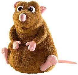 IMPORTED Disney Pixar Ratatouille Movie Toy Plush Talking Figure Emile EXCELLENT CONDITION