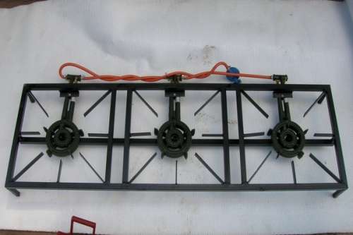 Cast Iron 3 Plate Gas Stove