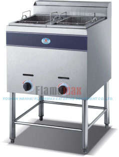Double Gas Deep Fryer with Stand
