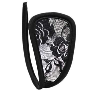 Womens Transparent Lace Heart-shaped Sexy C-string