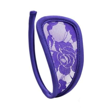 Womens Transparent Lace Heart-shaped Sexy C-string (In Stock)