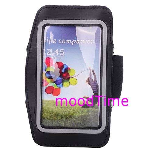 Trendy Sports Neoprene Armband for Samsung Galaxy S4 i9500 - Black