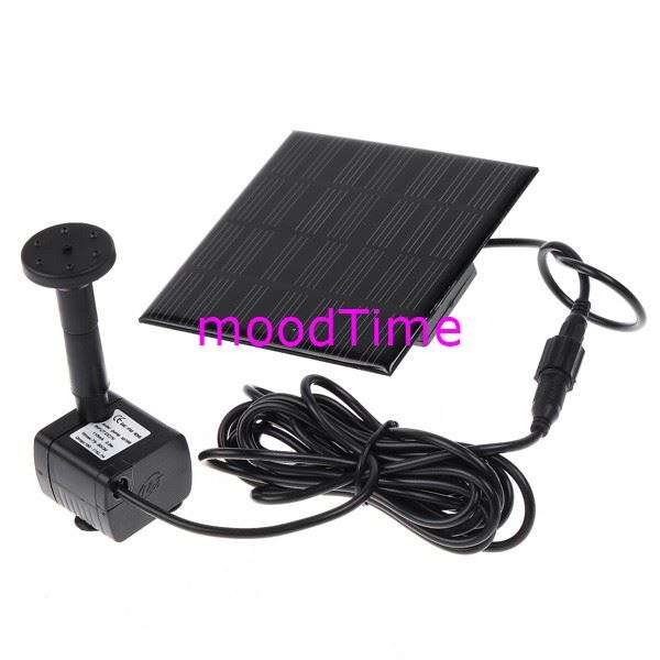 Solar Power Water Pump Garden Fountain