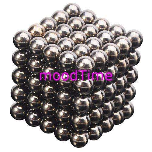 125 Pcs 5mm Diameter Magnetic Ball - Black