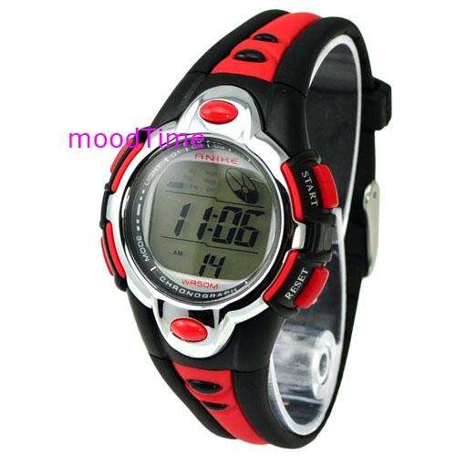 7 Colors Lights Waterproof Chronograph Digital Sports Watch