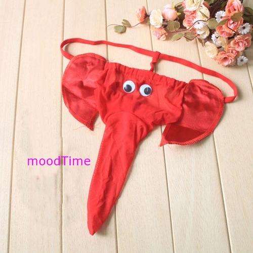 Sexy Men's Intimate Underwear G-string - Novelty Elephant (In Stock)