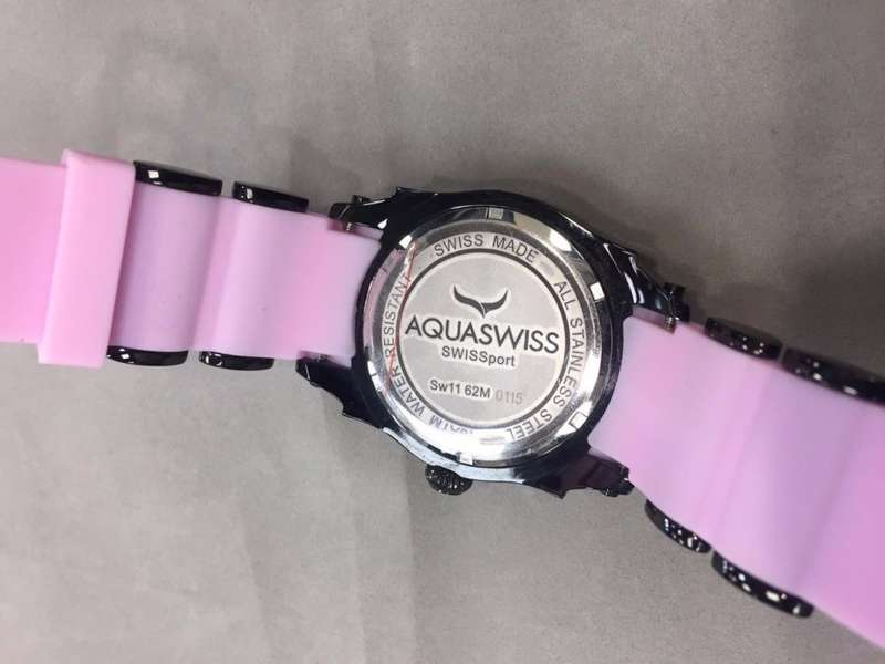 AquaSwiss SWISSport Diver Pink Watch Swiss Made