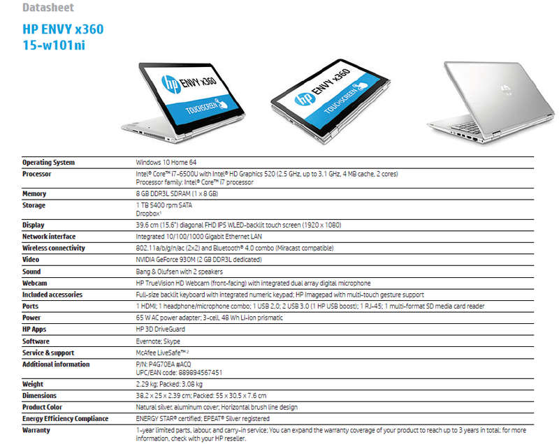 MONSTER GAMING  SPEC HP Envy TouchSmart I Convertible Laptop I  2.5GHz Intel Core i7 I 8GB Ram I 1TB