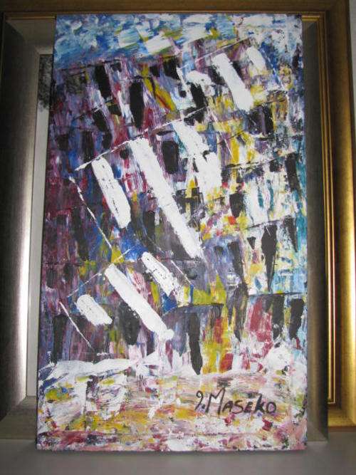 Joe Maseko Abstract..........R1 No Reserve