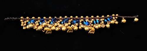 Boho Brass Beaded Bracelet