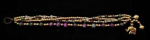 Boho Brass Beaded Bracelet