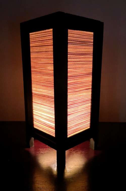 Handmade Vintage Thai lamp with modern design