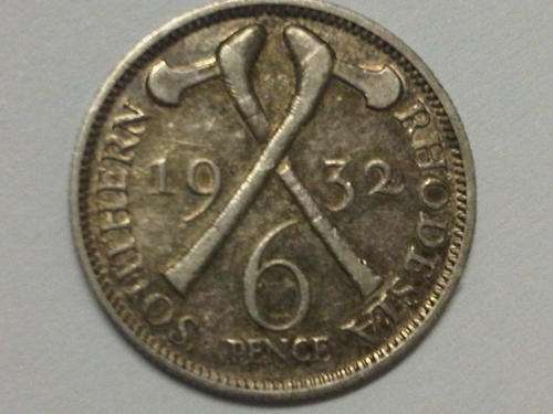 1932 6PENCE SOUTHERN RHODESIA