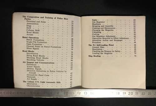 Rhodesian B.S.A. Police Field Reserve Handbook
