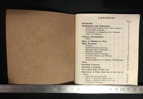 Rhodesian B.S.A. Police Field Reserve Handbook