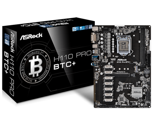 ASRock H110 Pro BTC+ 13GPU Mainboard