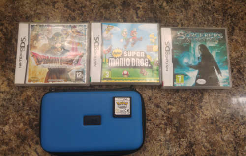 Nintendo DSi XL Mario Edition with 4 Games + Free Courier Delivery