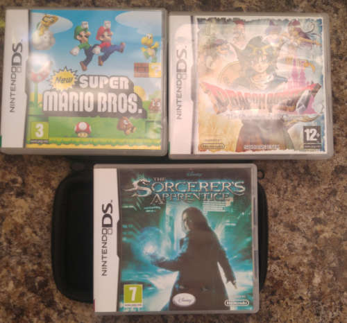 Nintendo DSi XL Mario Edition with 4 Games + Free Courier Delivery
