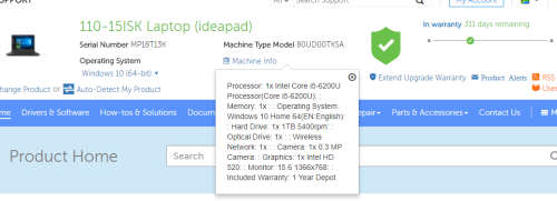 Lenovo IdeaPad 110 15-ISK i5 + 5 Extras - Free Courier Delivery!