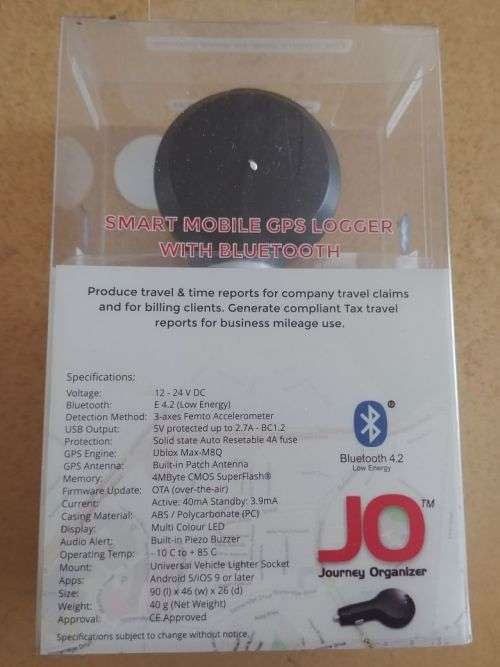 JO Smart GPS Logger - Free Courier Delivery!