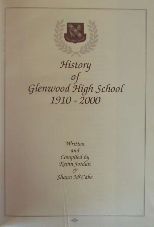 History of Glenwood High School 1910 - 2000 *** SIGNED ***