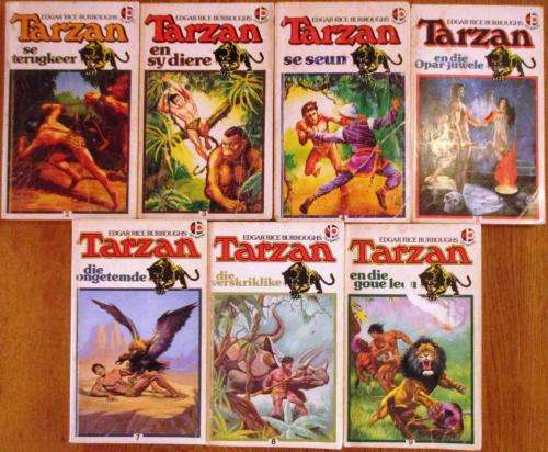 TARZAN - Edgar Rice Burroughs (7 volumes)