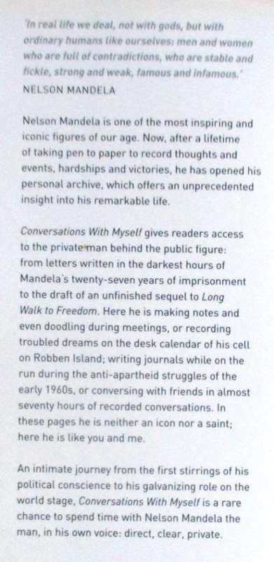 Conversations with Myself - Nelson Mandela
