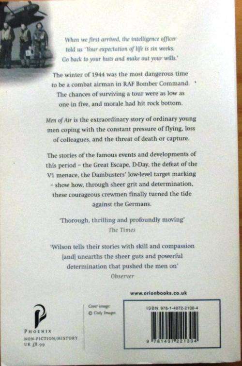 Men of Air the Doomed Youth of Bomber Command - Kevin Wilson