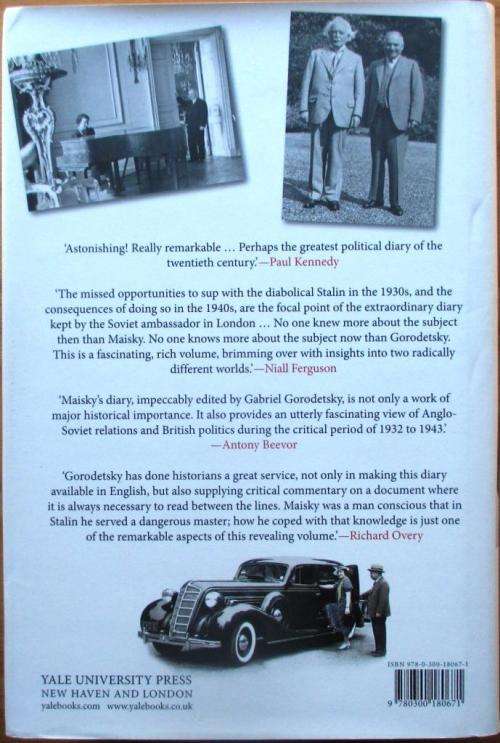 The Maisky Diaries Red Ambassador to the Court of St James's 1932-1943