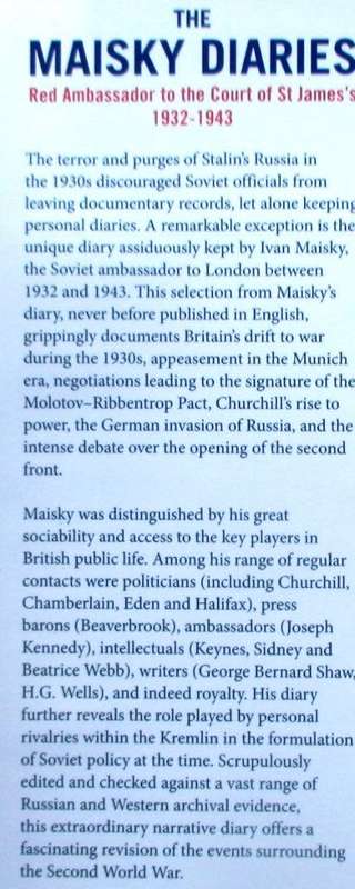 The Maisky Diaries Red Ambassador to the Court of St James's 1932-1943