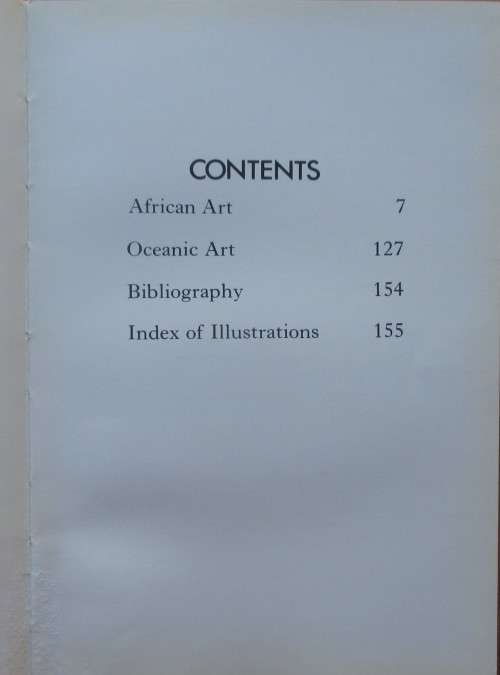 African Art and Oceanic Art